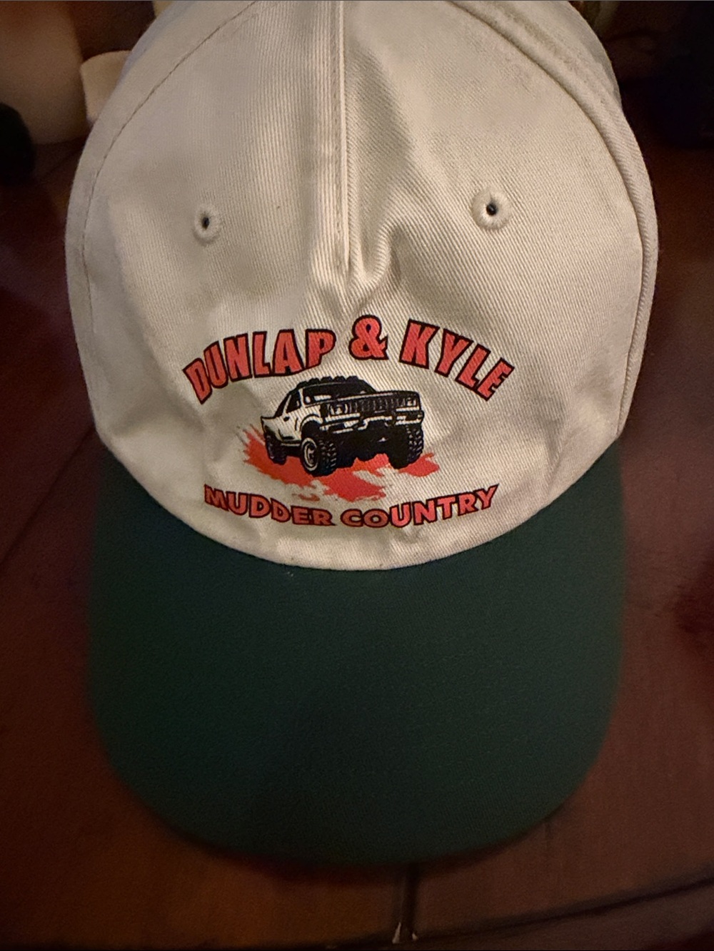 Kids' Two-Tone Mudder Country Cap - White & Green